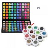 120-Color Eye Shadow Palette #2 Plus 12 FREE Mineral Powder