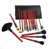 21 pcs Makeup Brushes Eyebrow Comb in Python Vernis Case