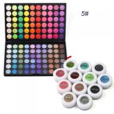 120-Color Eye Shadow Palette #5 Plus 12 FREE Mineral Powder