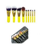 Summer Brushes Set 9 pcs Bright Lemon Yellow