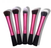 5 pcs Kabuki Powder Foundation Contour Brushes Set Red